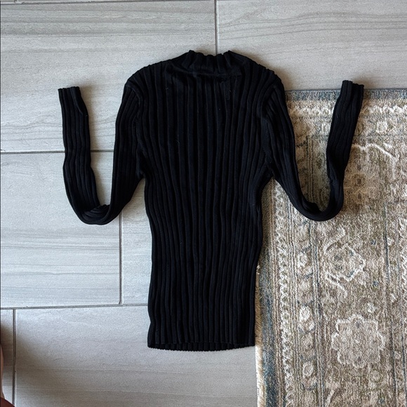 CaBi ribbed mock neck sweater - Picture 3 of 3
